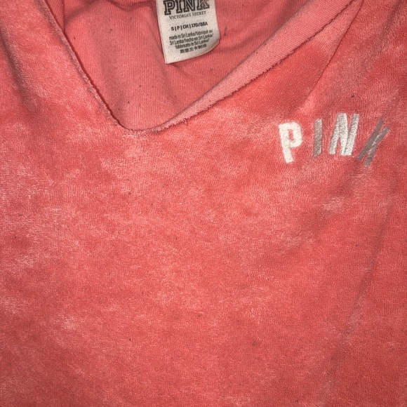 PINK towel hoodie - Picture 2 of 2